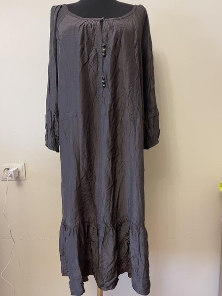 Women Marella Dress Brown Silk 38