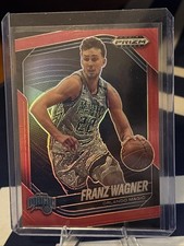 2024-25 Panini Prizm Black - Franz Wagner, Franz Wagner #4 Red Prizm /299