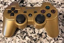 Sony PlayStation 3 Gold Wireless Controller -...