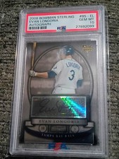 2008 Bowman Sterling Evan Longoria #BS-EL PSA 10