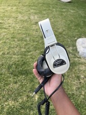 Vintage Califone 2924AV-P Mono Headphones 6 coiled cord and 1/4"