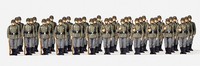 Preiser 16573 Infanterie Angetreten, DR 1939-45, 36 Figuren, H0