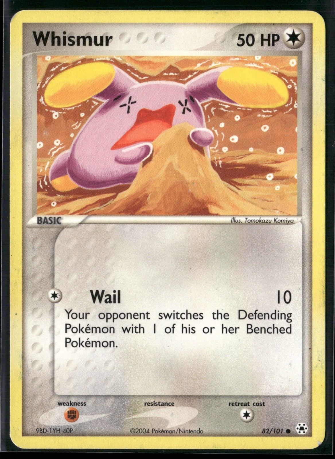 Whismur Common Hidden Legends 82/101 NM