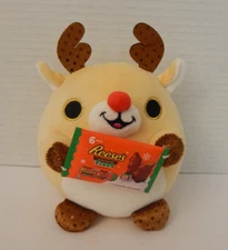 Zuru ~ Snackles * "Rudi" The Reindeer Plush w/Reeses Christmas Trees