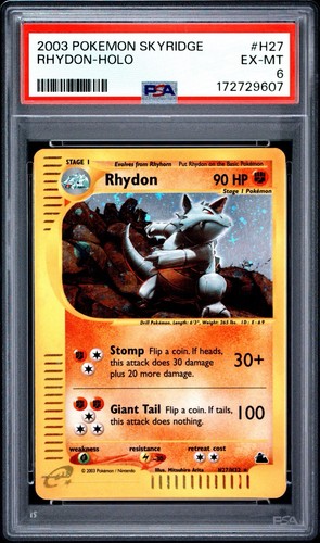 Rhydon graded PSA 6 for sale on eBay
