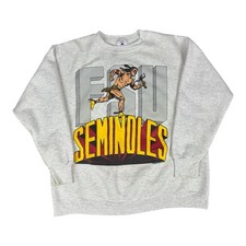 Vintage 1990 Florida State FSU Seminoles Sweatshirt Men’s XL Osceola Delta USA