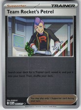 Team Rocket's Petrel 207/217 Pokemon ME: Ascended Heroes Reverse Holofoil