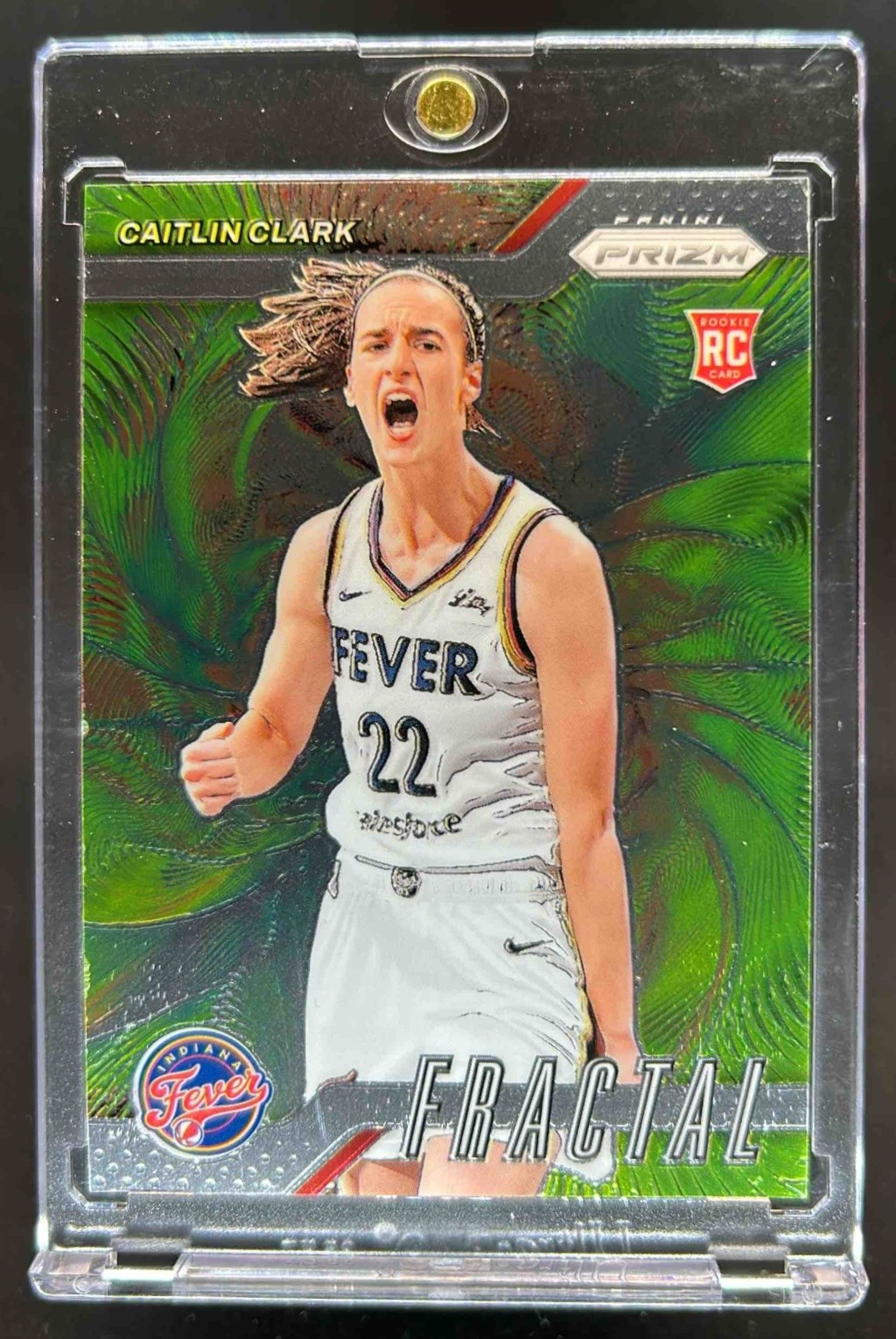 2024 Panini WNBA Prizm Caitlin Clark Fractal RC Rookie #1 Fever