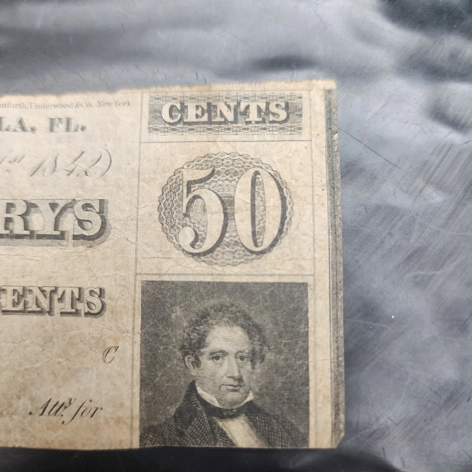 Apalachicola FL Bank of St Marys 50c/Mechanics Savings on Back 🌴 - Image 4 of 4