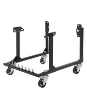 JY PERFORMANCE Rolling Engine Cradle Stand with Wheels Compatible with Chevy Sma