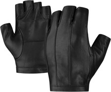 Driving Gloves For Men,Unlined Fingerless Half Finger Leather Driving Cosplay Co