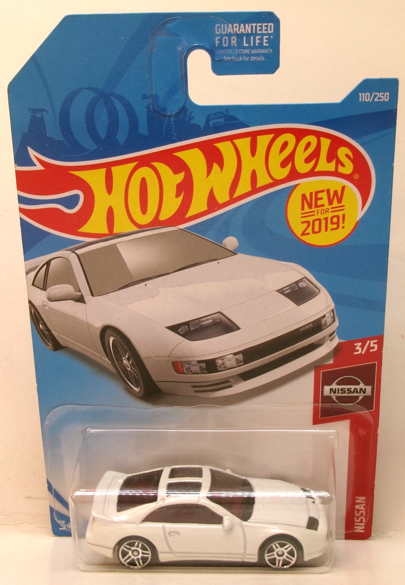 2019 HOT WHEELS 1:64 HW NISSAN 3/5 WHITE NISSAN 300ZX TWIN TURBO