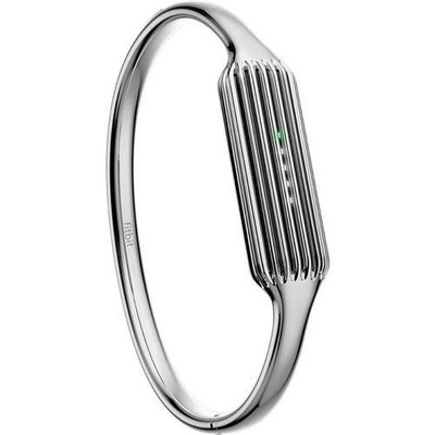 Fitbit Bangle Arm Band for Activity Tracker Large Size Silver for Fitbit Flex 2