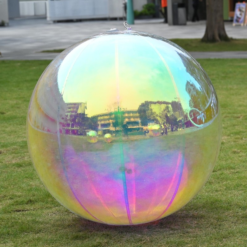 Yescom 40" Big Shinny Inflatable Mirror Ball Reusable Wedding Event Iridescent