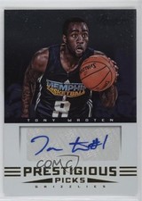 2012-13 Prestige Prestigious Picks Signatures Tony Wroten #69 Auto 1l3q