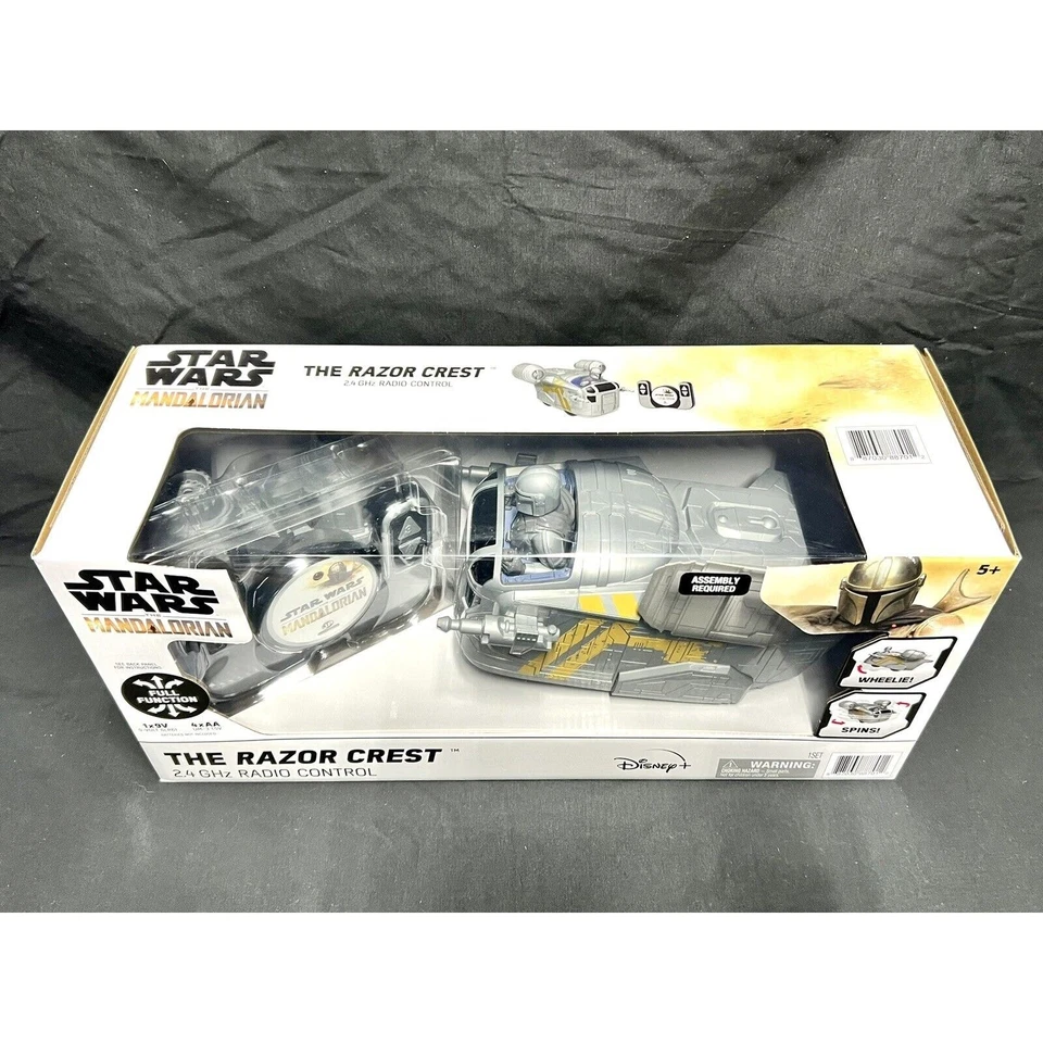 Transporte controle remoto rádio Disney Star Wars The Mandalorian The Razor Crest - Imagem 2 de 4