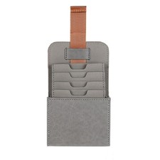 Camera Lens Filter Case 4 Pockets Leather Pouch For Circular UV ND CPL 62mm