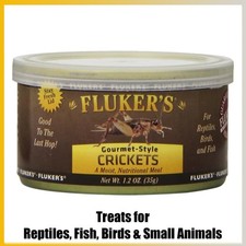 Fluker'S Gourmet Crickets Canned Food for Reptiles, Fish, Birds - 1.2 Oz