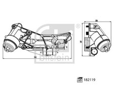 Ölfiltergehäuse 182119 FEBI BILSTEIN für OPEL CHEVROLET PEUGEOT HONDA VW MAZDA