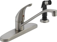 Peerless Single-Handle Kitchen Sink Faucet with 1.5 GPM Water Flow, Stainless