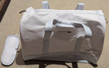 2016 BRAND NEW In Original Bag Lacoste Parfums Duffle Bag White W Tags Rare