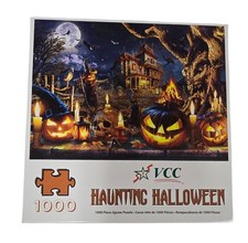 Vermont Christmas Company VCC 1000 Piece Jigsaw Puzzle Haunting Halloween Scene