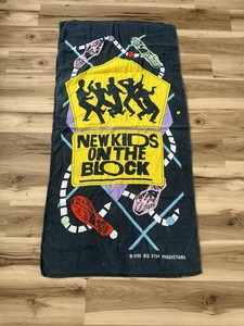 ニュー・キッズ・オン・ザ・ブロック　1990年 USA製 ラグ Nkotb Blanket | eBay