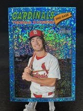 2026 Topps Heritage Chrome Light Blue Sparkle Thomas Saggese #230 Cardinals