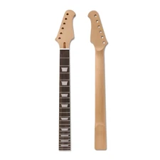 Mahogany Electric Guitar Neck 22 Fret 24.75 Inch Rosewood Fretboard Bolt on Heel
