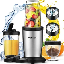 TENKER Personal Smoothie Blender Juice Shakes Mixer Bottles 900W Juicer Blender
