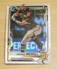 2021 Bowman Draft - Chrome Jackson Merrill #BDC-119 Refractor (RC)