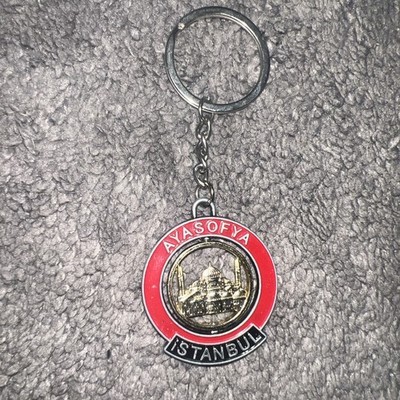 Aya Sofya Turkey Istanbul Keychain Spinner Souvenir