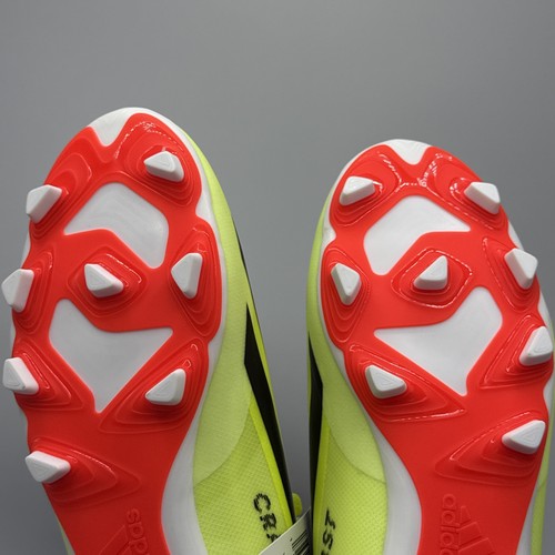 Adidas X Crazyfast Club FxG Men's Size 11 Solar Yellow Soccer Cleats IG0618 New - Picture 10 of 12
