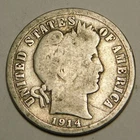 1914-P Barber Dime — photo from another recent sale