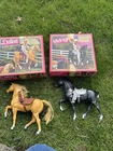 Vintage 1980s Barbie Dallas Horse Midnight Black Stallion Mattel  RARE