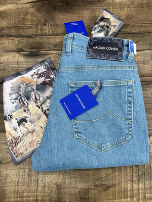 JACOB COHEN MENS JEANS W34 L34 EDO REGULAR FIT