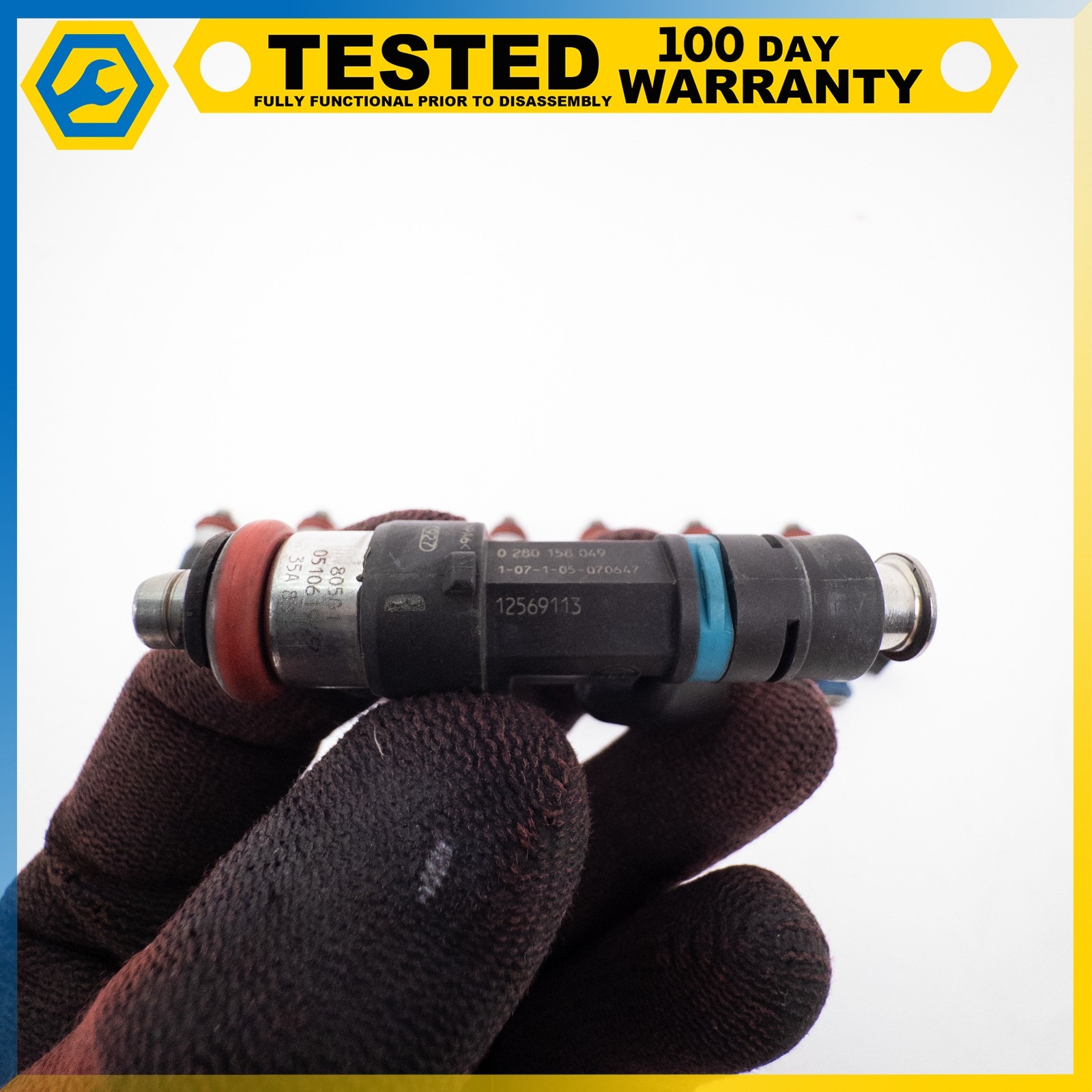 05-07 CHEVROLET CORVETTE C6 6.0L LS2 V8 ENGINE FUEL INJECTOR SET OF 8 OEM