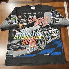 1996 Vintage Dale Earnhardt Shirt AOP All Over Print The Intimidator NASCAR XL
