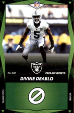2025 Uno Elite Alternate - Green Divine Deablo Las Vegas Raiders #038