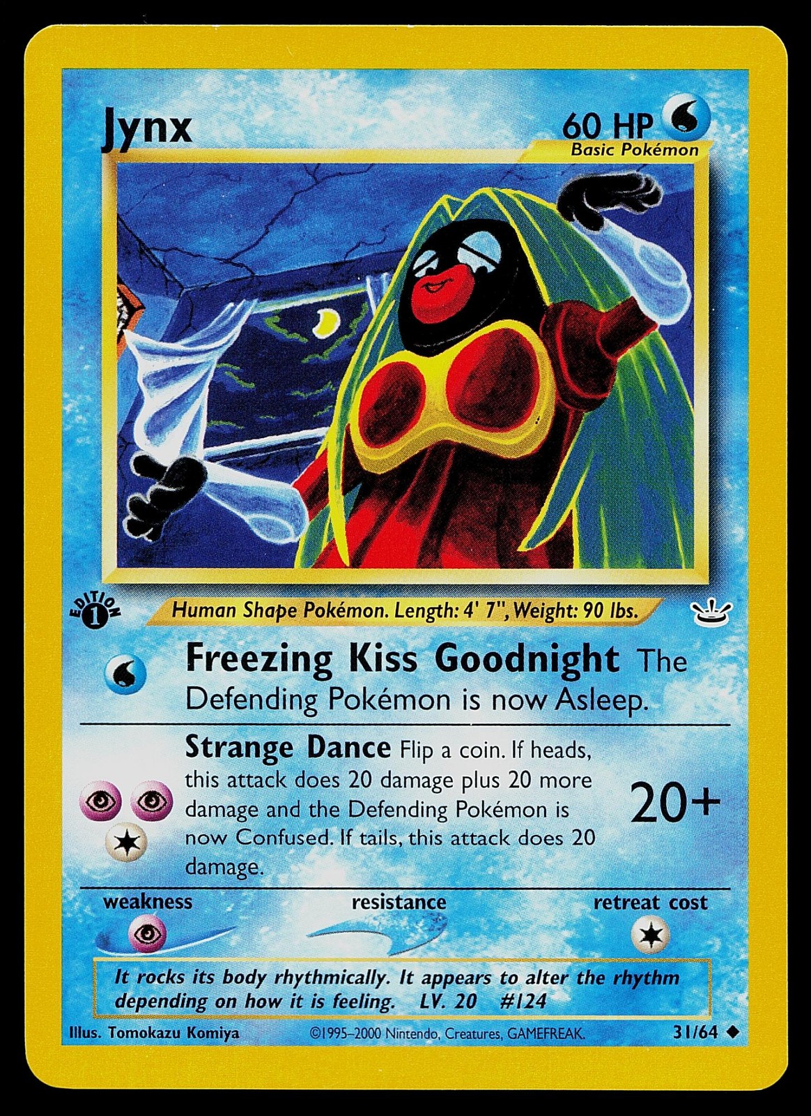 Pokemon Card Neo Revelation Jynx 31/64 Uncommon 1st Edition