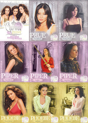 Charmed Destiny 2006 Inkworks Complete Base Card Set of 72 TV