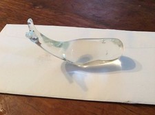 Beautiful Handmade Glass Crystal Whale Signed Tutu Dated 1998