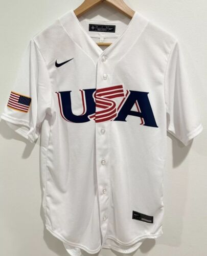 NIKE World Baseball Classic Team USA Home Jersey 2023 Men’s Size MEDIUM