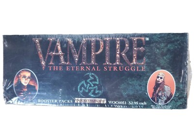 マジック：ザ・ギャザリング VAMPIRE The Eternal Struggle Booster Box Vampire: The Eternal Struggle - Sealed Booster Box - Deckmaster