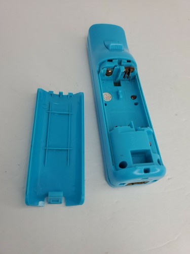 Blue Nintendo Wii Motion Plus Remote Controller RVL-003 Tested Works - Picture 7 of 9