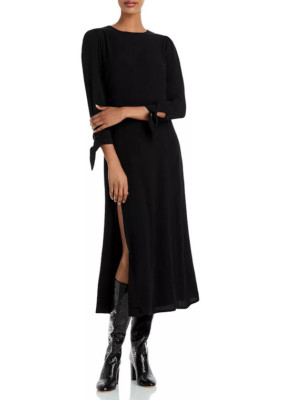 LBLC The Label Donna Midi Dress Black Size L 9968
