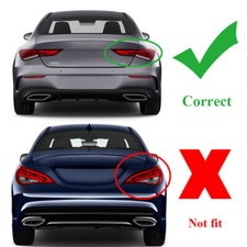 SQOFHFB Spoiler Für Mercedes CLA C118 - Sport Spoiler Schwarz Für 2020-2023