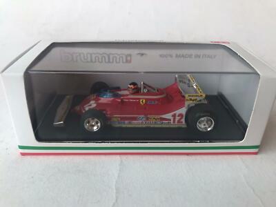 Brumm Ferrari 312 T4 #12 Gilles Villeneuve GP Monaco 1979 1:43