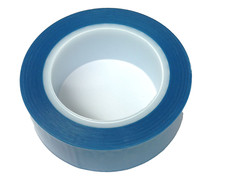 HIGH TEMPERATURE POWDER COATING POLYESTER MASKING TAPE 72 YDS BLUE 1-1/8"