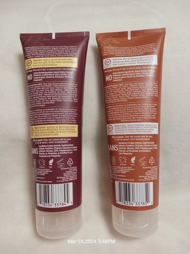 Desert Essence Coconut Shampoo & Conditioner 8 fl Oz - SEALED - Picture 2 of 3
